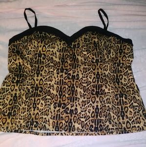Torrid Tripp Leopard Corset Top